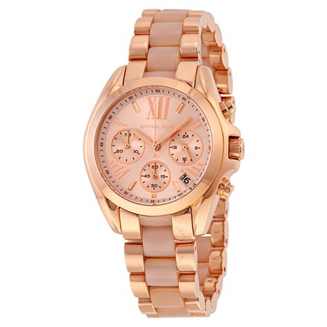 michael kors mini rose gold ladies watch|mk rose gold watches.